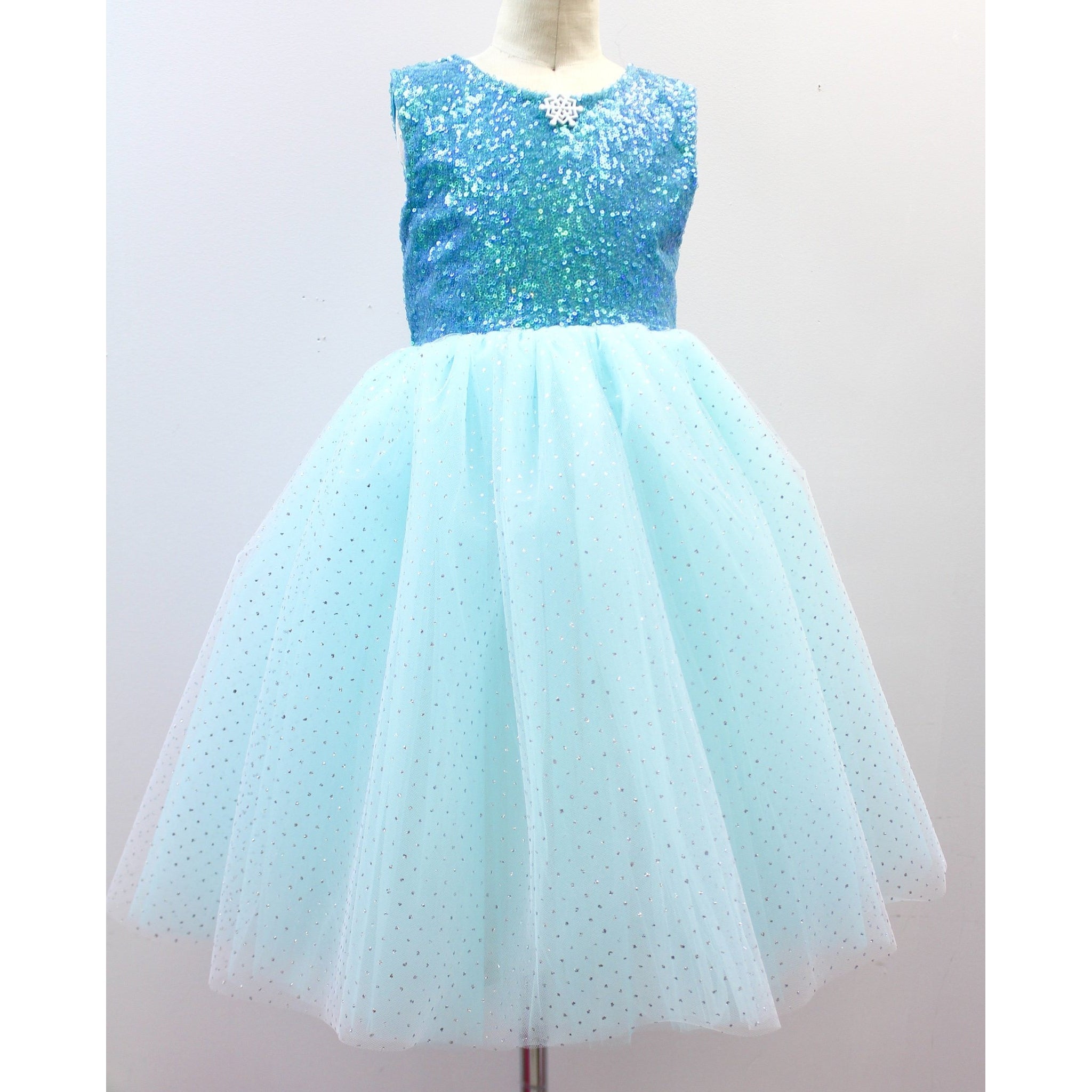 Belle Threads Royal Sparkle Princess Snowflake Dress